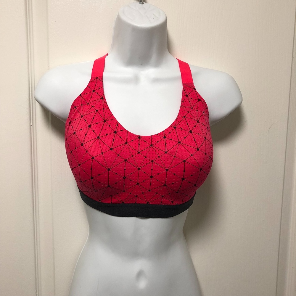 Victoria's Secret Sport Bra Red & Black size 32DD